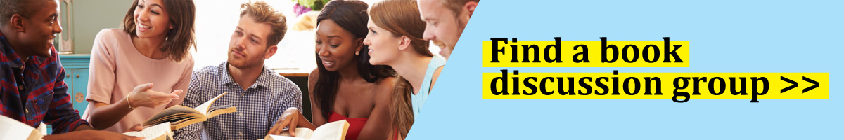 People discussing a book