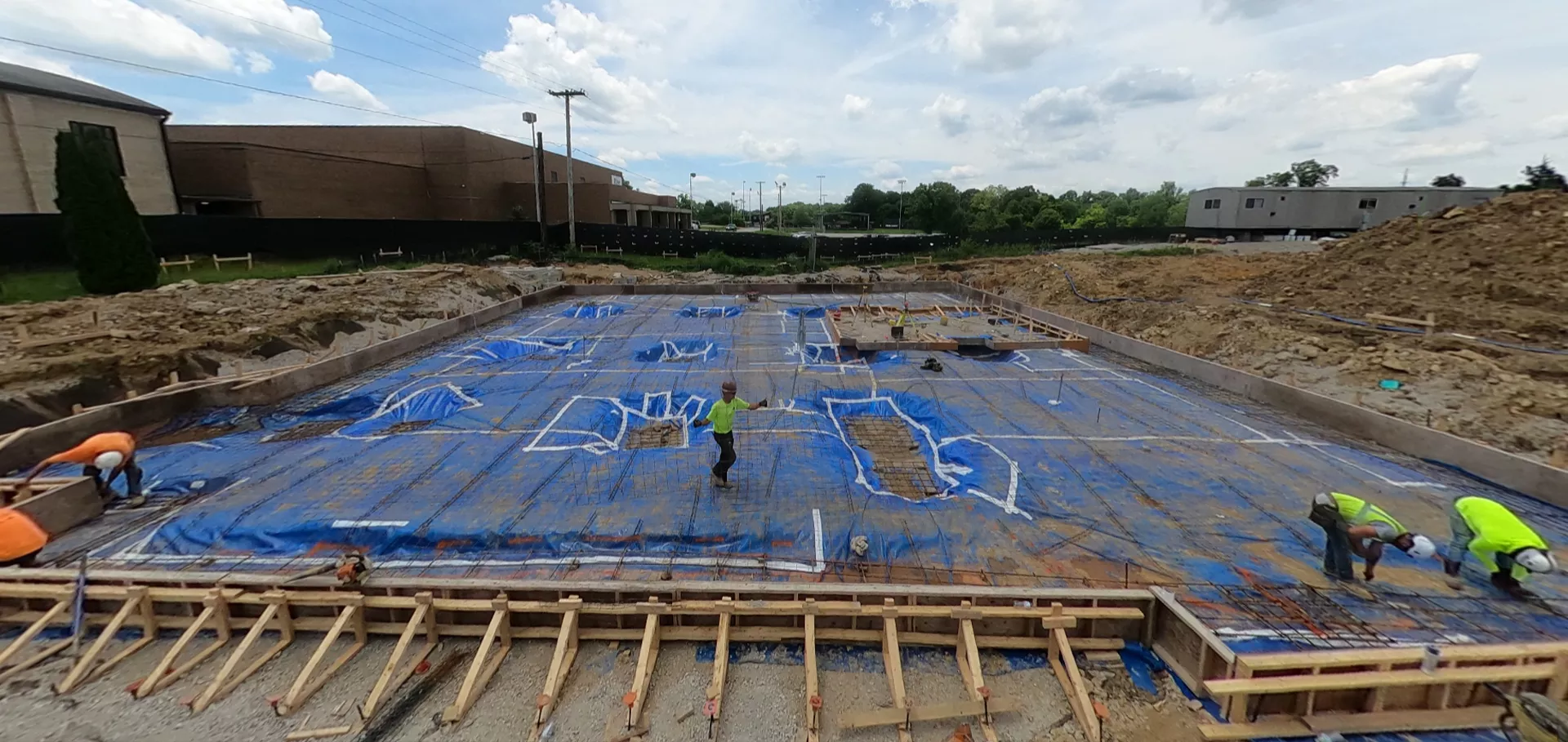 Alternative angle of foundation work