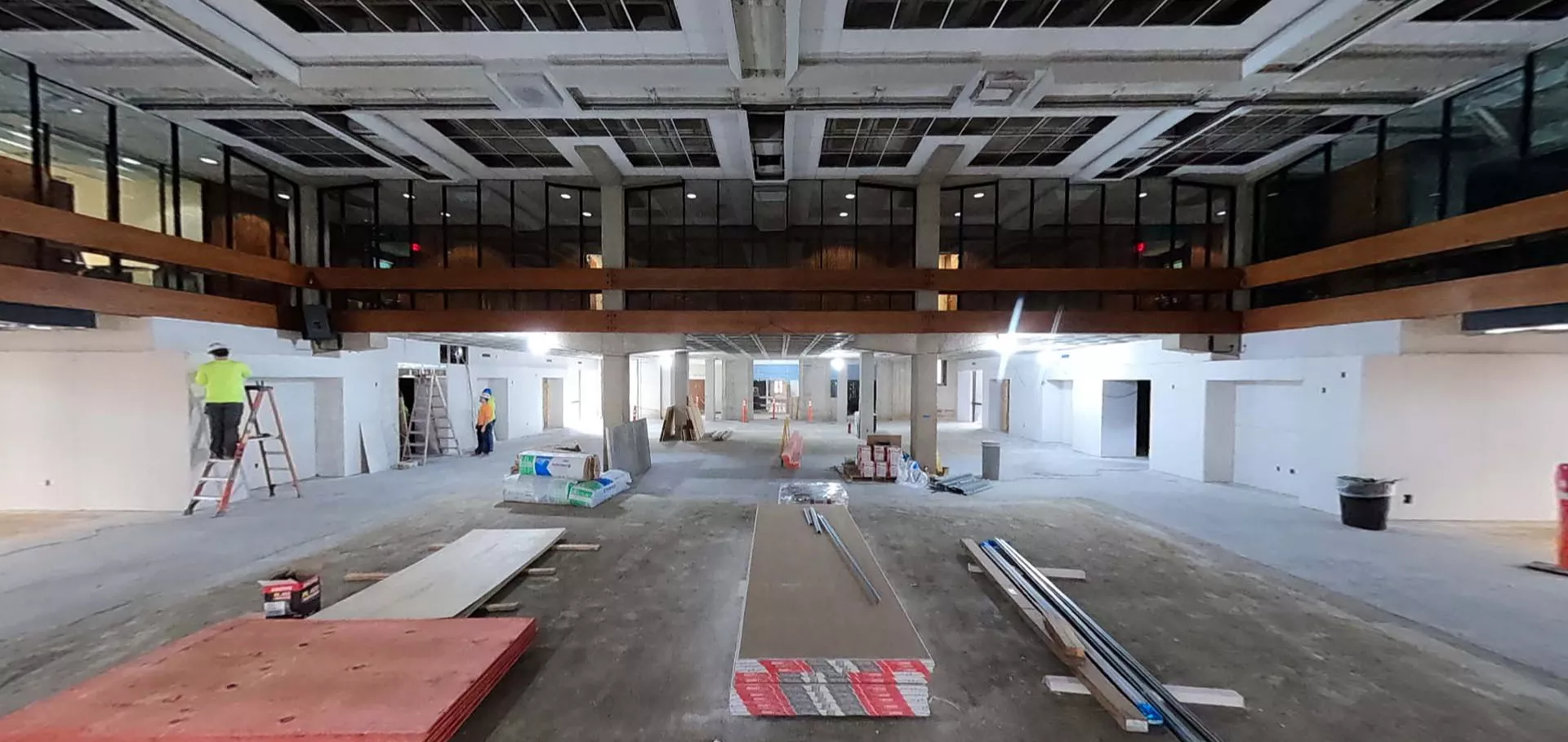 Workers in the North Lobby 