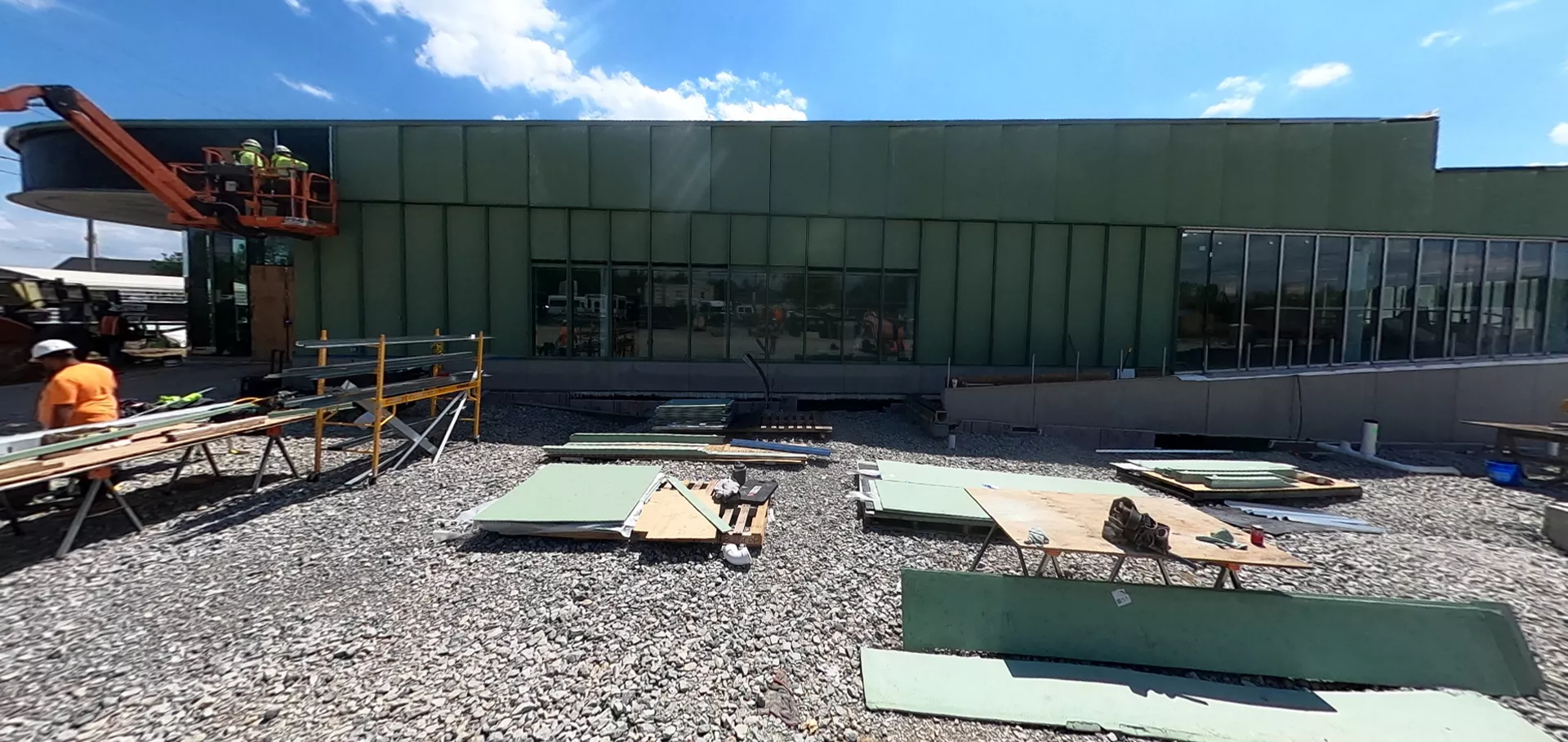 Side view of Fern Creek building