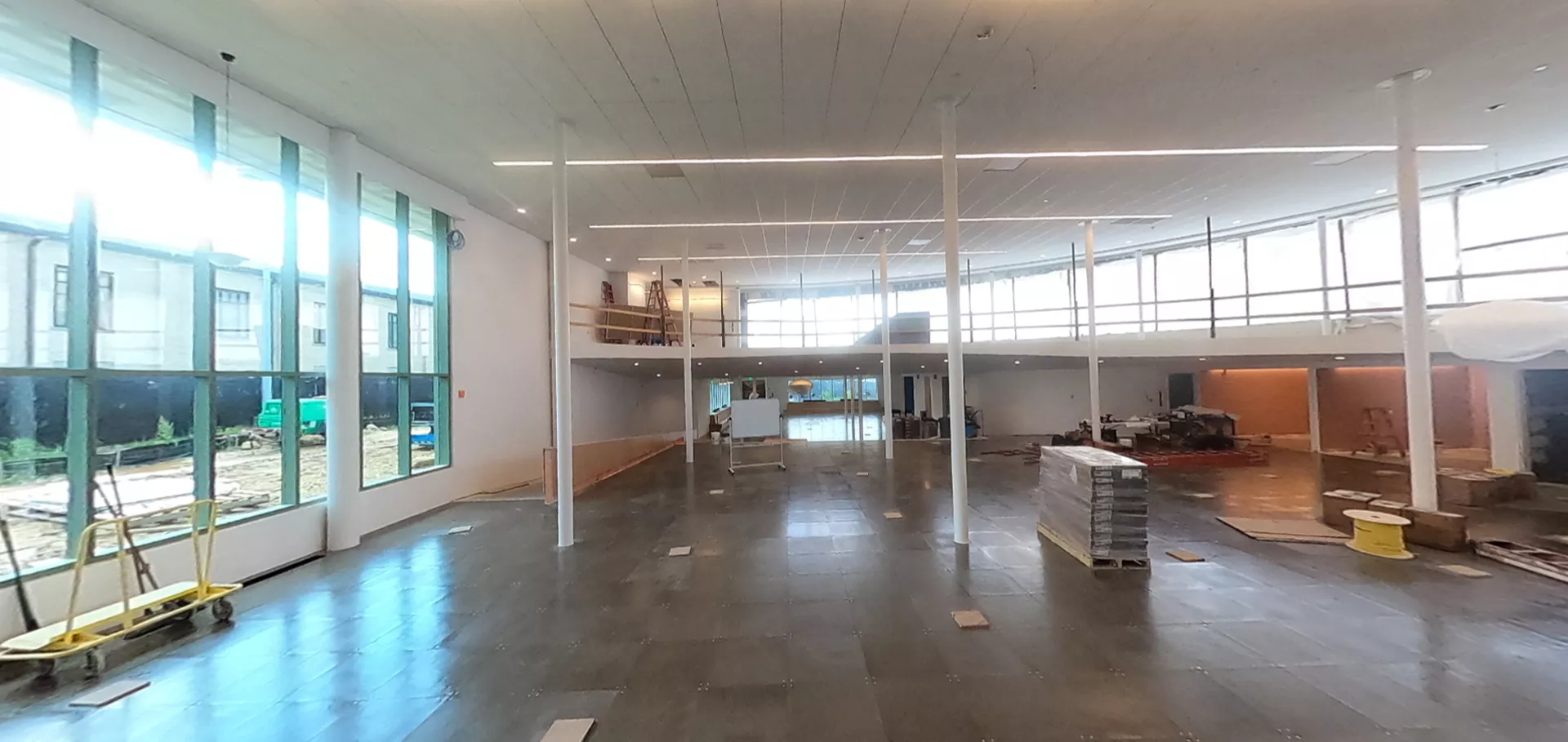 Inside view of Fern Creek with flooring added